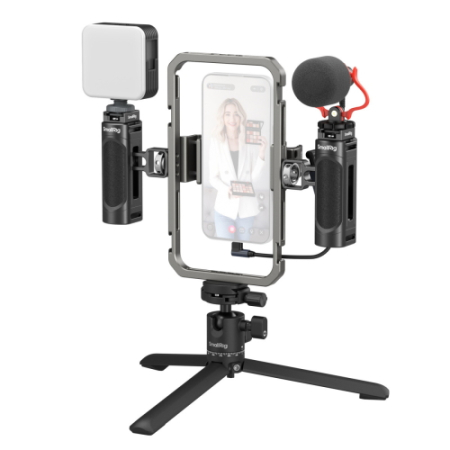 SmallRig 3384D - zestaw do filmowania smartfonem All-in-One - przykład użycia